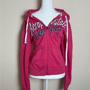Aeropostale Women's Pink Hoodie